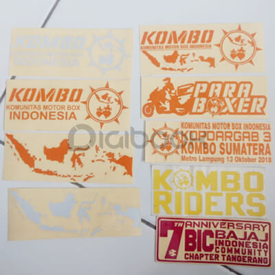 Cutting Sticker Digibook Promotion