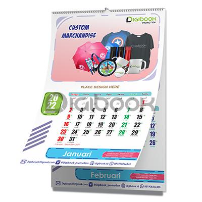 Kalender Dinding Spiral Portrait 1 Digibook Promotion