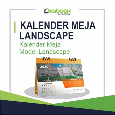 Kalender Meja Landscape Digibook Promotion