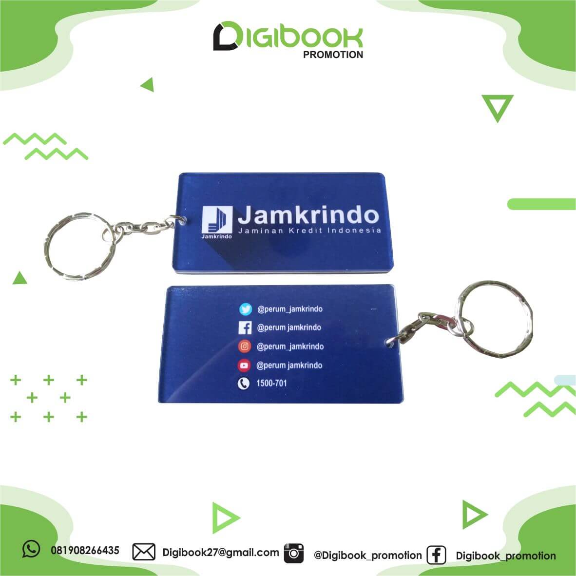 Portofolio Gantungan Kunci Akrilik Digibook Promotion