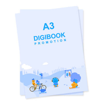 Print On Demand A3 Digibook Promotion