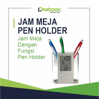 Produk Jam Meja Pen Holder Digibook Promotion