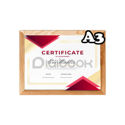 Produk Sertifikat A3 1 Digibook Promotion