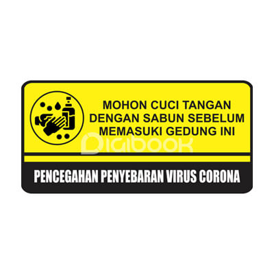 Safety Sign Cuci Tangan Digibook Promotion